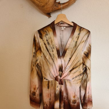 brown hues dress