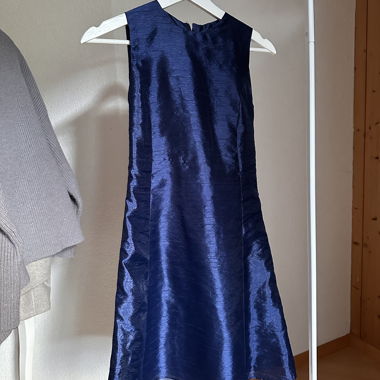 Navy blue lace dress