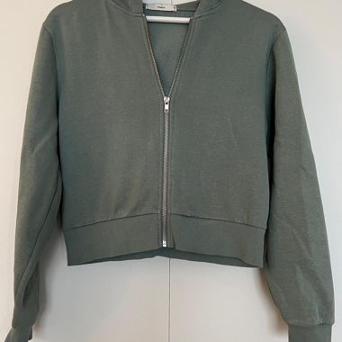 Pigalle green zip-up hoodie XS