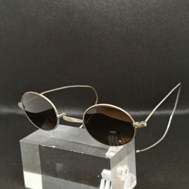 Lunettes de soleil antiques lunettes de protection à branches en fil métallique