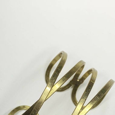 Römisch anmutend Goldener Messing Armreif