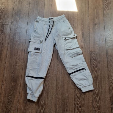 Pantalon Cargo Blanc