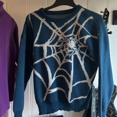 Spiderweb Knit Sweater