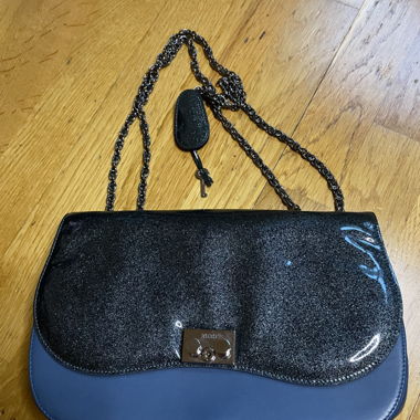 Sac bandoulière RODO bleu en cuir