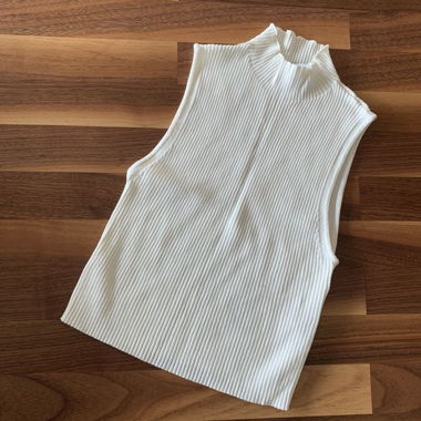 Bershka Top / Ecru