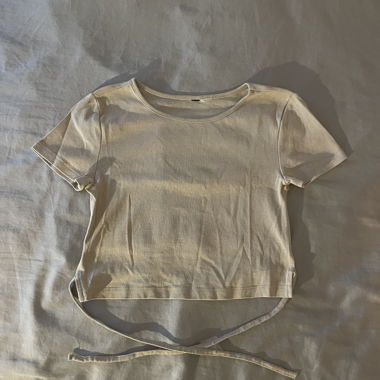 Crop top beige