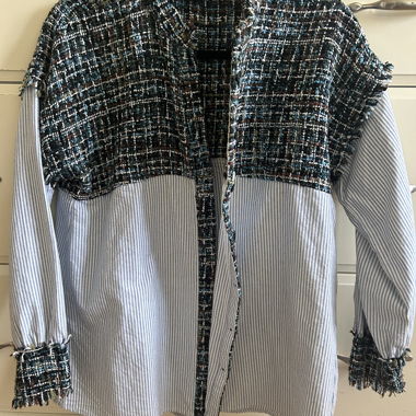 Zara tweed shirt
