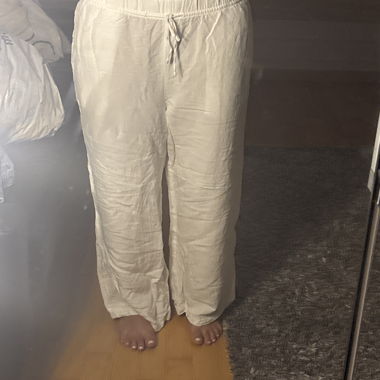 Comfortable White Trousers