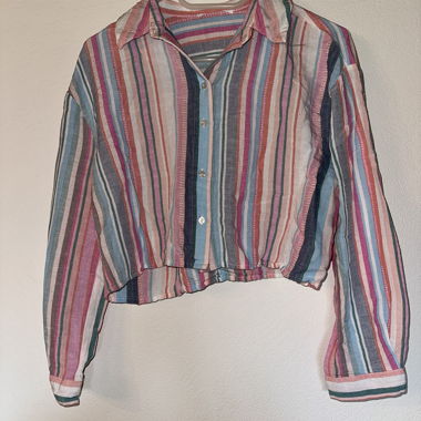Gestreifte Kurzbluse