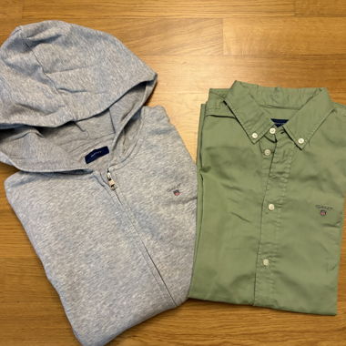 Set GANT Taglia 170 (15 anni / XS) – Hoodie & camicia