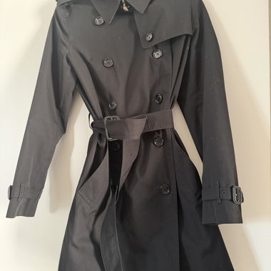Trench nero Burberry