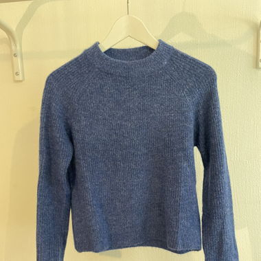 Pieces Pullover Blau