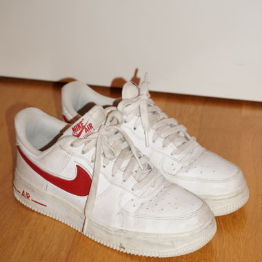 Nike Air Force 1 blanc/rouge