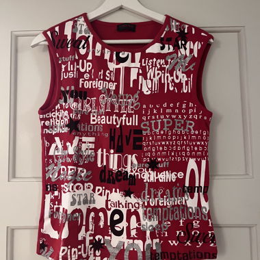 Post-ironic y2k top