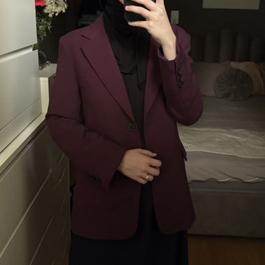 Blazer aubergine 