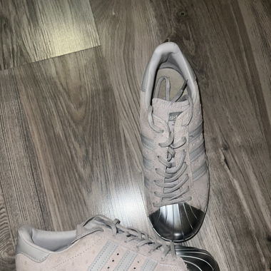 Adidas Superstar 80s Metal Toe Grau