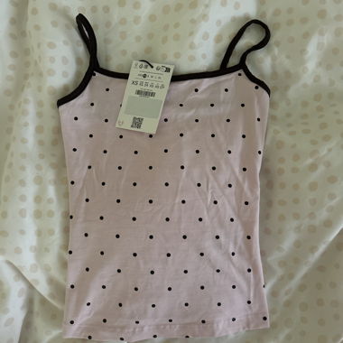 Polka Dot Top Bershka