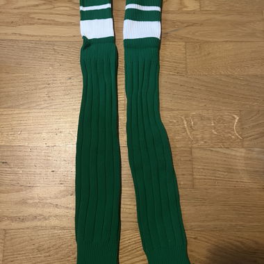Green leg warmers