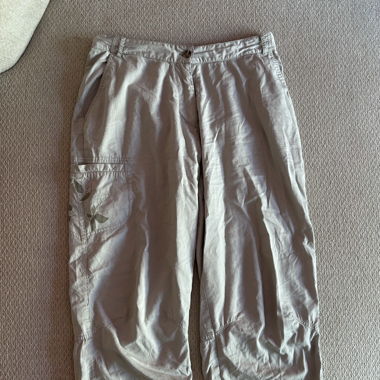 2000s Creme Cargo Pants