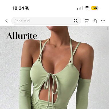 Robe vert