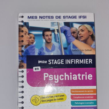 Livre stage infirmier en psychiatrie 
