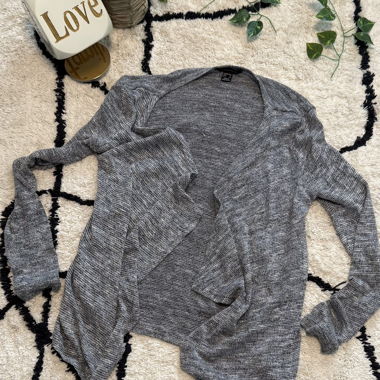 Lightweight grey marl cardigan