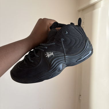 Black Nike Stussy Air Penny Sneaker