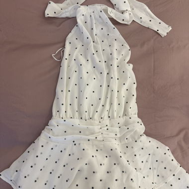 Gina Tricot Polka-Dot-Halterkleid