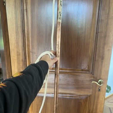 Kupfer Kleiderbügelstange