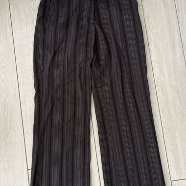 Vintage Brown Striped Trousers