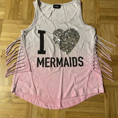 Top sans manches Page One Young "I Love Mermaids"