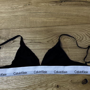 Reggiseno triangolo Calvin Klein nero S