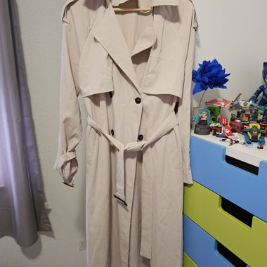 Trench coat beige SHEIN