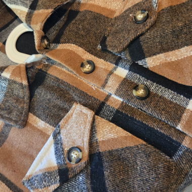 Giacca overshirt a quadri