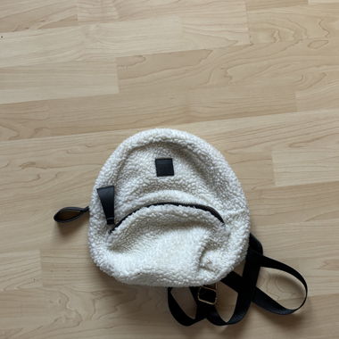 Flauschiger Rucksack