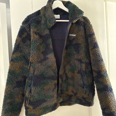 Giacca in Pile Columbia Camouflage