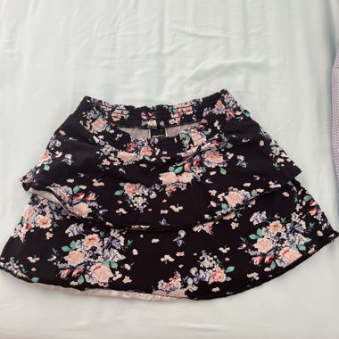 Blumenrock schwarz