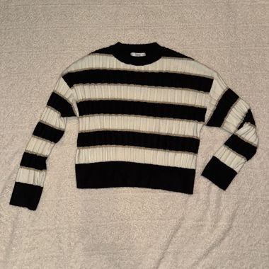 Striped knit jumper from Mango - Size M