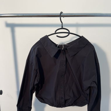 Camicia corta nera