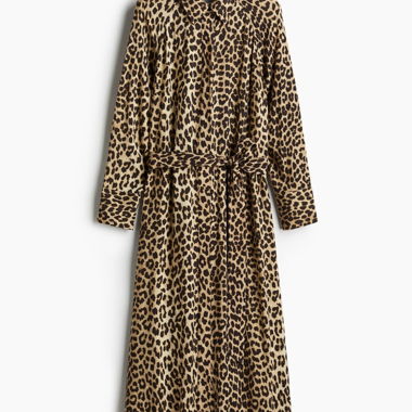 Robe chemise léopard