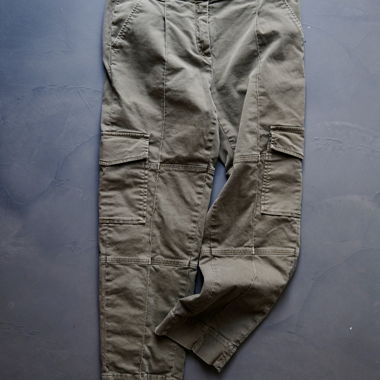 Pantalon cargo kaki