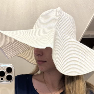 Sonnenhut Damen weiss - Neu!