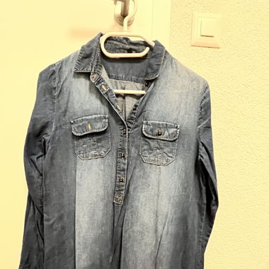 Long denim top