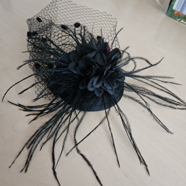 Fascinator Minihut mit Schleier
