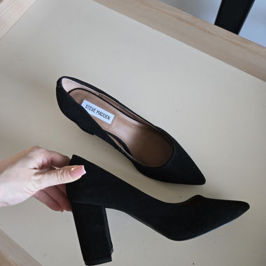 Escarpins daim noir 