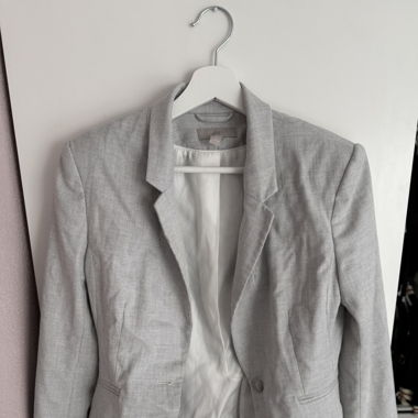 H&M Damenblazer Gr. 38 in grau