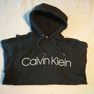 Sweat Calvin Klein gris foncé chiné XS