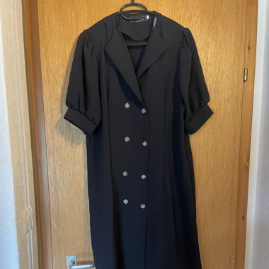 Straight Dress with Buttons