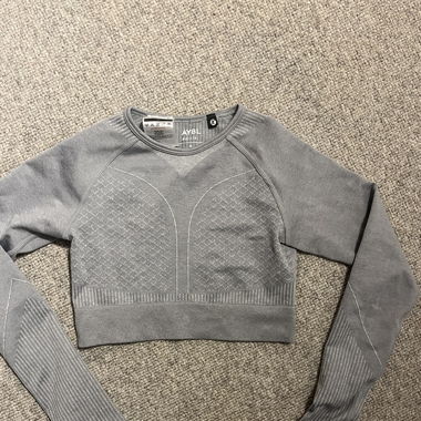 cropped sports longsleeve / sporttop langarm