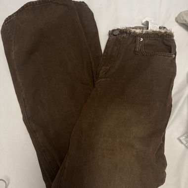 Braune Cordhose